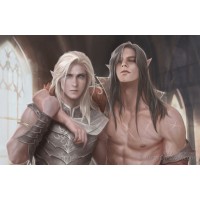 Adonis and Vale Art Print